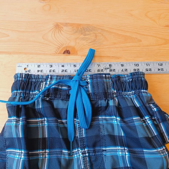 🎀 3/$30 NWT! Ripzone Youth M Swim Trunks  Black/Grey/ Blue Combo ( 3652) - Picture 10 of 11